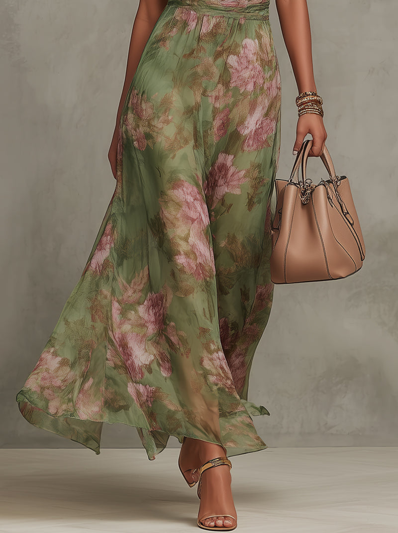Women's Breathable Floral Maxi Dress | Elegant Summer Style for Effortless Comfort 3