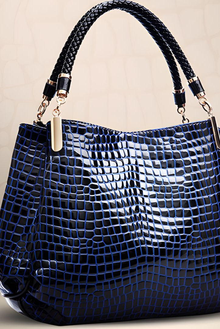 Women's Elegant Crocodile Shoulder Bag | Timeless Sophisticated Accessory for Day to Night Wear 5