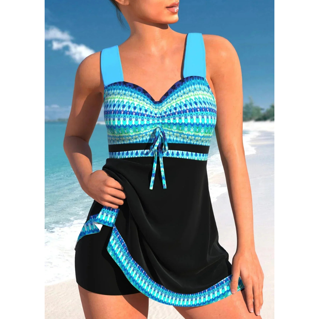 Women's Elegant One-Piece Tummy Control Swimsuit | Flattering Summer Swimwear 4
