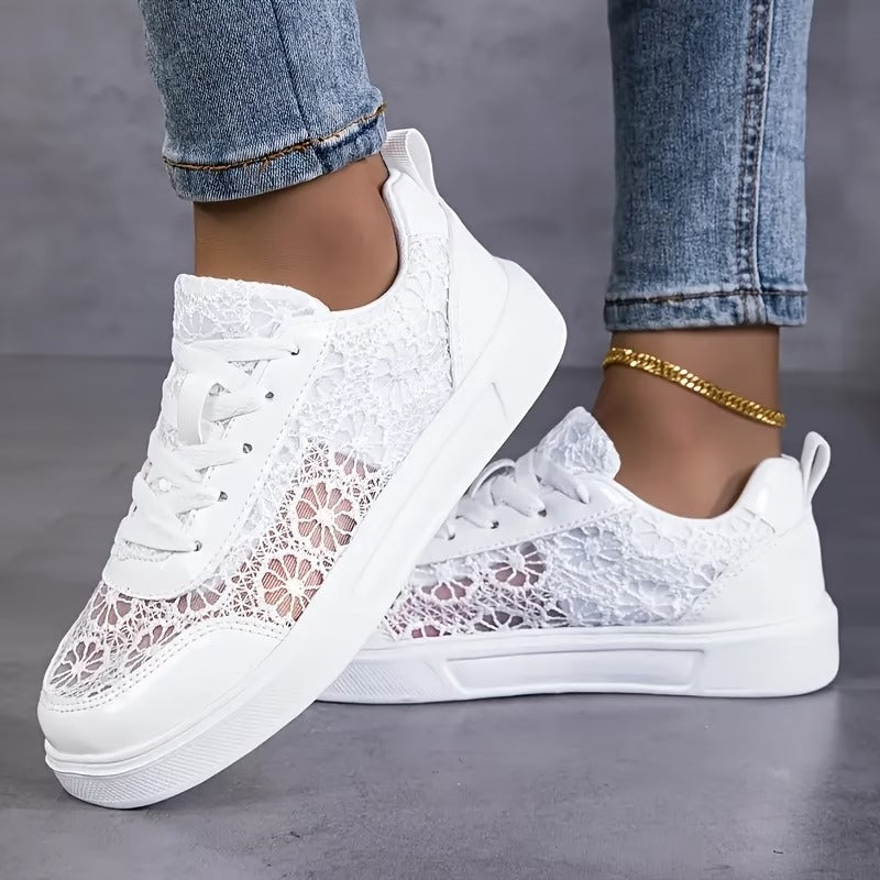 Women's Floral Casual Sneakers | Lightweight Comfortable Everyday Shoes 2