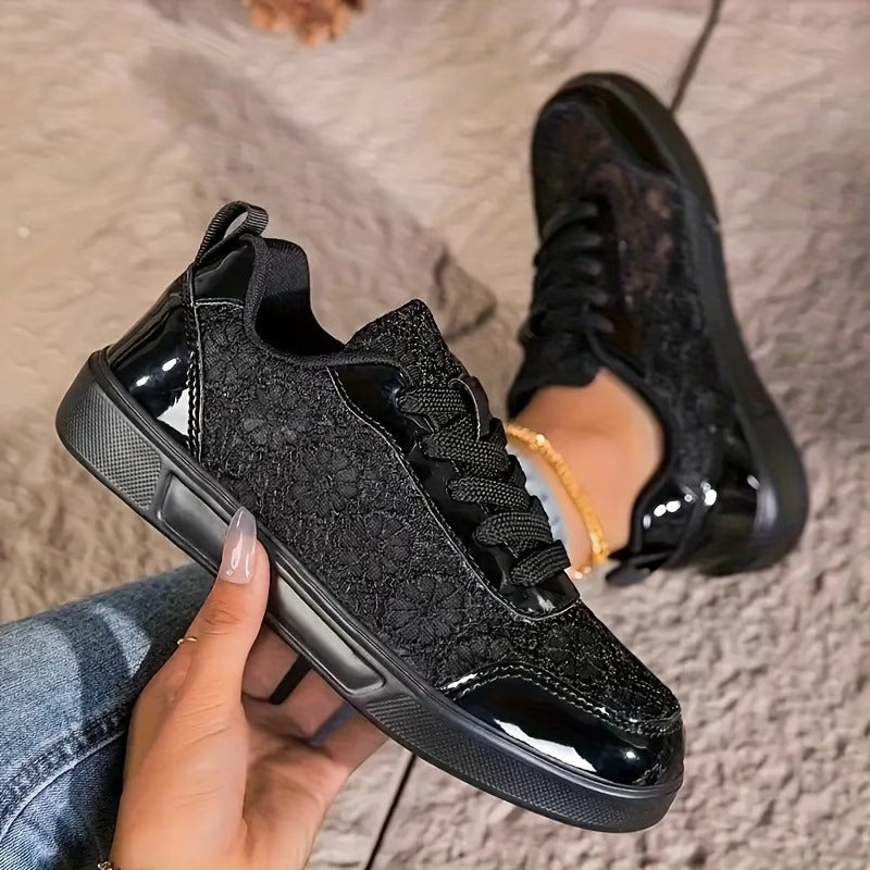 Women's Floral Casual Sneakers | Lightweight Comfortable Everyday Shoes 7