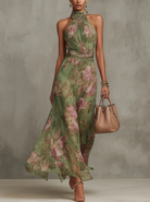 Women's Breathable Floral Maxi Dress | Elegant Summer Style for Effortless Comfort 0