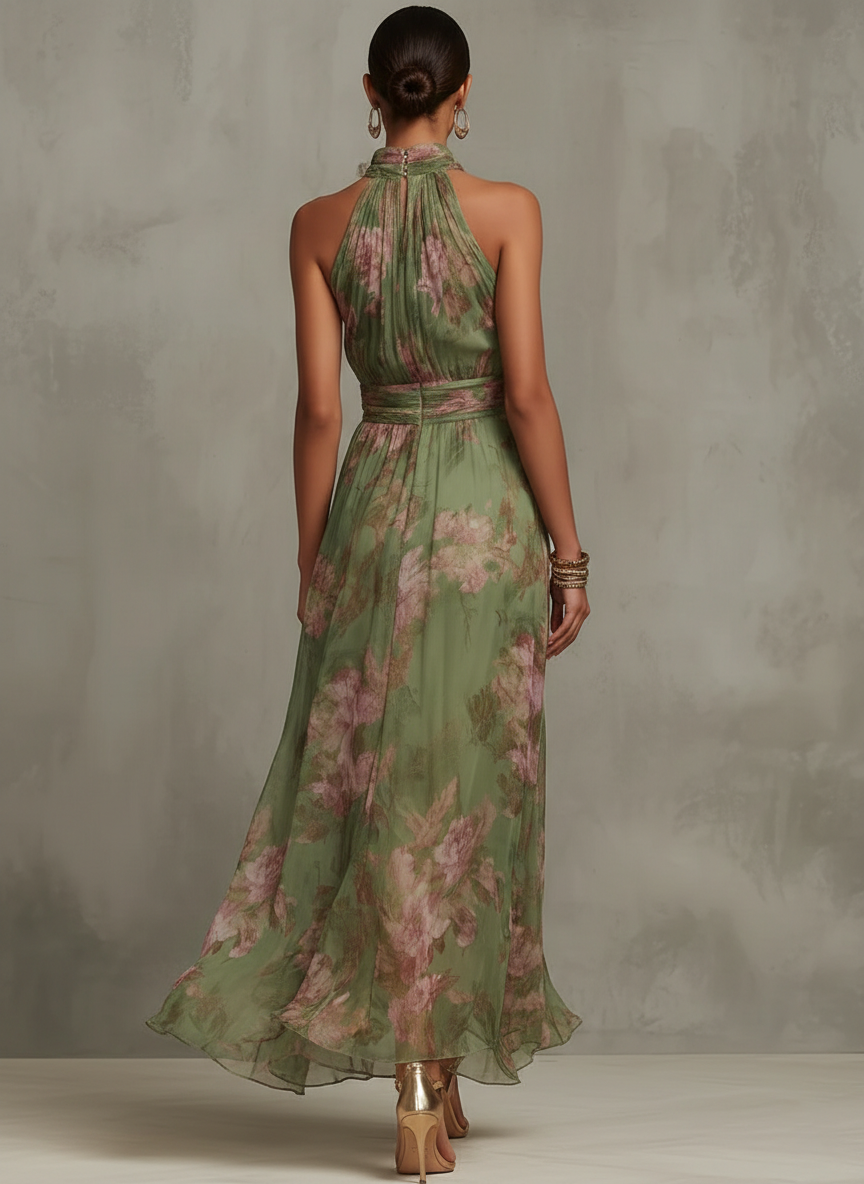 Women's Breathable Floral Maxi Dress | Elegant Summer Style for Effortless Comfort 1