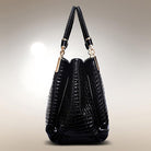 Women's Elegant Crocodile Shoulder Bag | Timeless Sophisticated Accessory for Day to Night Wear 3