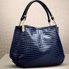 Women's Elegant Crocodile Shoulder Bag | Timeless Sophisticated Accessory for Day to Night Wear 5