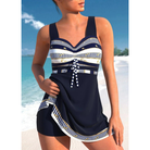 Women's Elegant One-Piece Tummy Control Swimsuit | Flattering Summer Swimwear 0