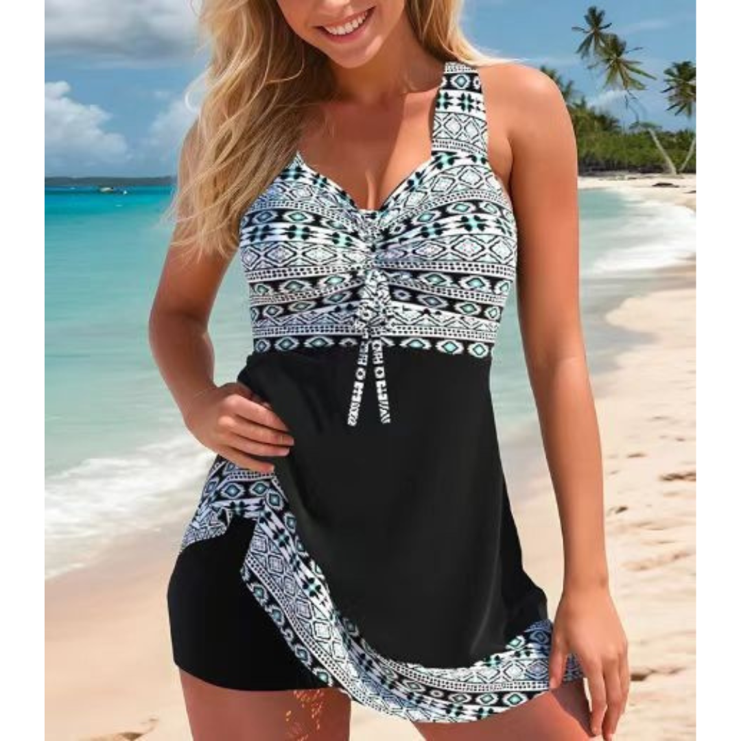 Women's Elegant One-Piece Tummy Control Swimsuit | Flattering Summer Swimwear 5