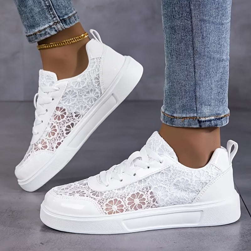 Women's Floral Casual Sneakers | Lightweight Comfortable Everyday Shoes 3