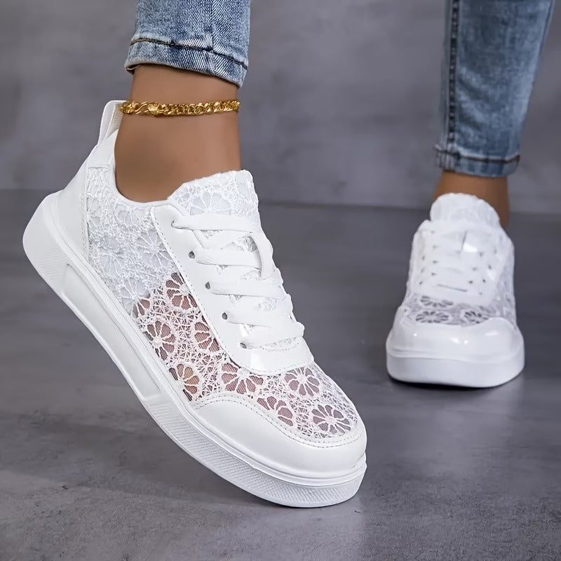 Women's Floral Casual Sneakers | Lightweight Comfortable Everyday Shoes 4