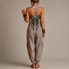 Women's Lightweight Bohemian Jumpsuit | Relaxed Elegant Full-Length Casual Wear 1