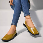 Women's Premium Leather Flat Shoes | Chic Comfortable Slip-On Flats 8